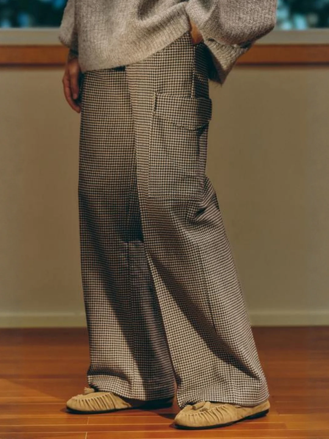 Casual Plaid Work Pants Women's Thiened Fabric ket Decoration 2026 Winter l Waist Other Material Ladies Trousers
Casual Plaid Work Pants Women's Thiened Fabric ket Decoration 2026 Winter l Waist Other Material Ladies Trousers