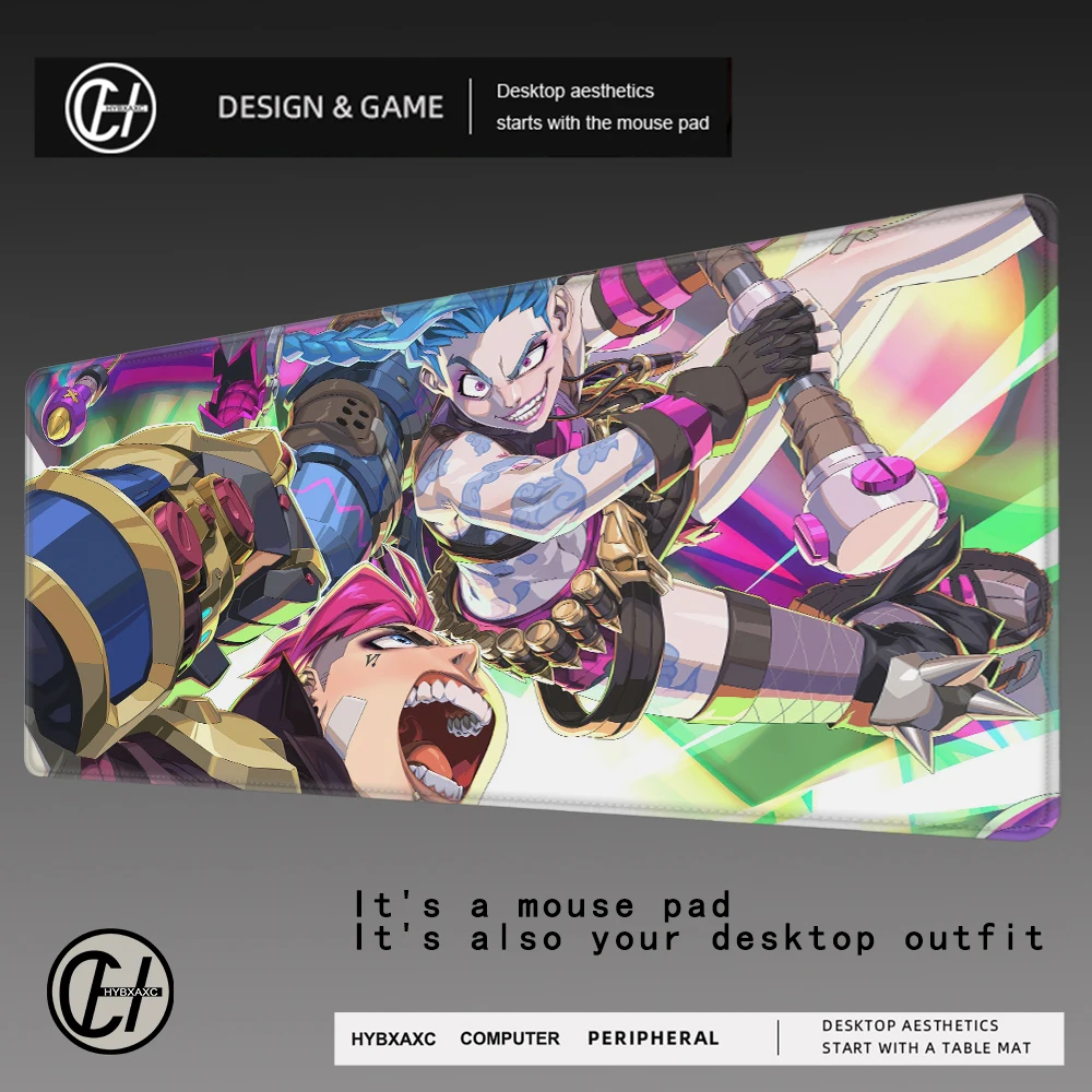 Jinx E-Sports Mouse Pad Laptop Keyboard Pad Computer JINX VI Legends Arcane Desk Mat PC Anime Girl Rubber Anti slip Mousepad
Jinx E-Sports Mouse Pad Laptop Keyboard Pad Computer JINX VI Legends Arcane Desk Mat PC Anime Girl Rubber Anti slip Mousepad