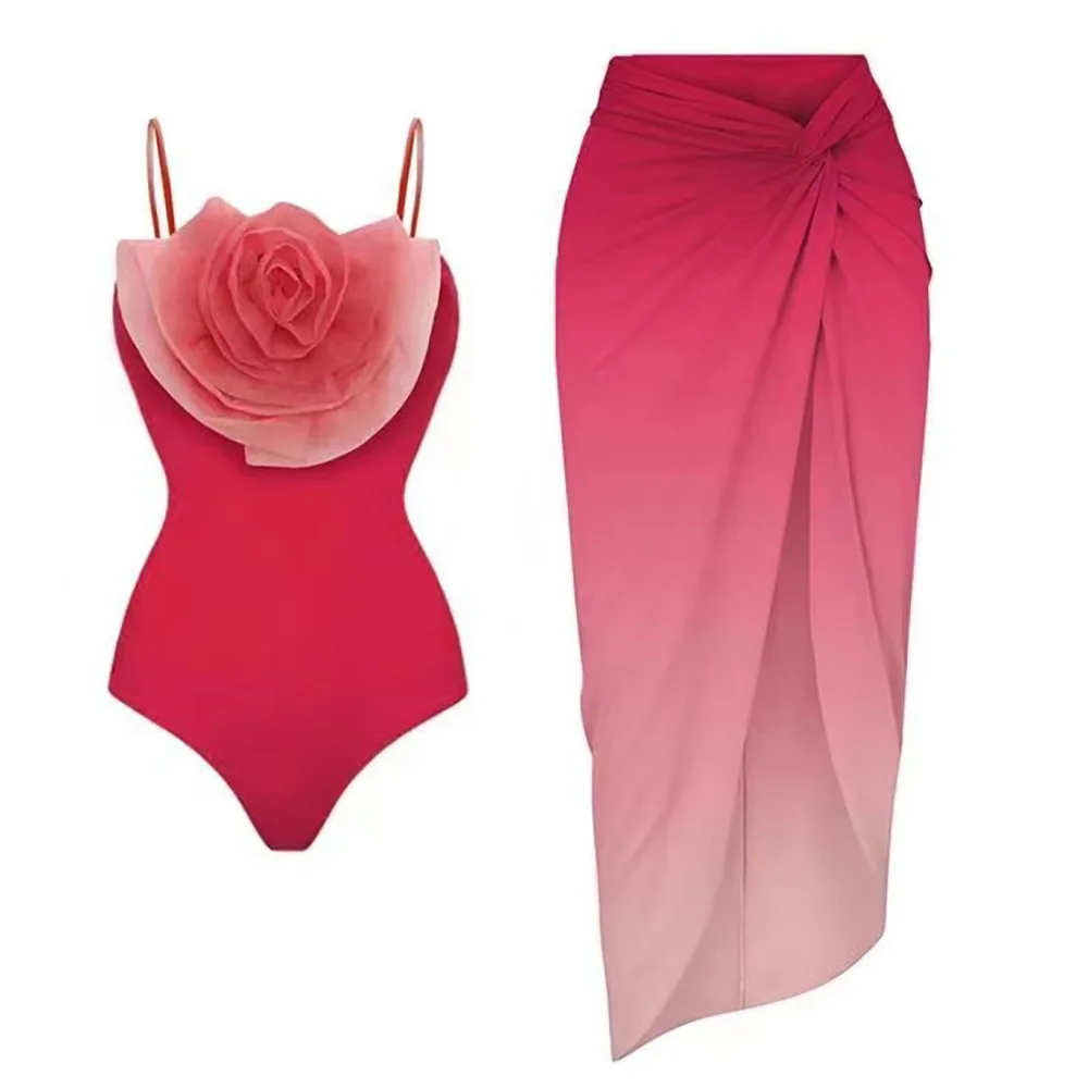 New One-piece Swimsuit Rosa Muscosa Gradient One Piece Swimsuit and Skirt Bikini Women Beachwear Cover Up
New One-piece Swimsuit Rosa Muscosa Gradient One Piece Swimsuit and Skirt Bikini Women Beachwear Cover Up