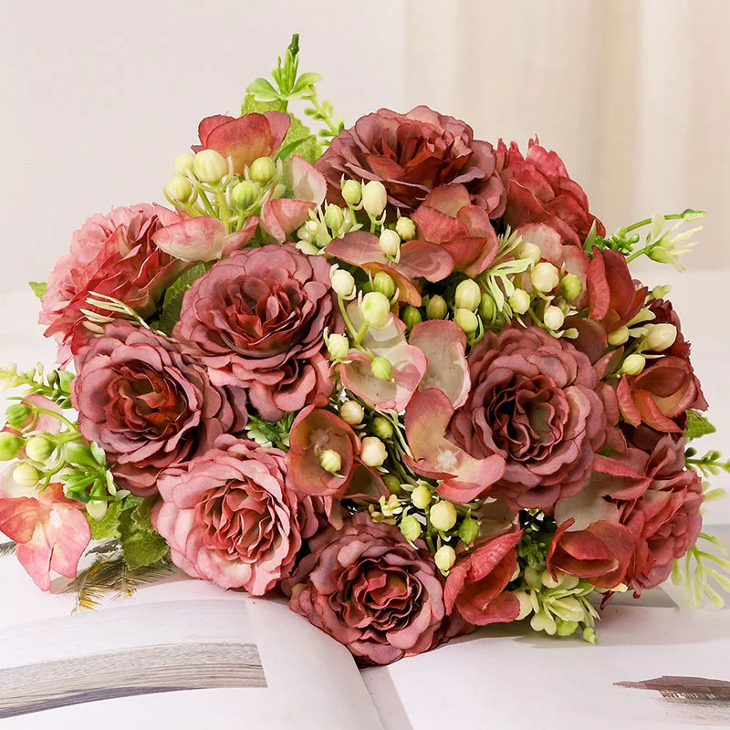 Simulated Flowers European Lafite Peony Rose Hydrangea Bundle Wedding Home Decoration Fake Flowers Festival Bouquet Wholesale
Simulated Flowers European Lafite Peony Rose Hydrangea Bundle Wedding Home Decoration Fake Flowers Festival Bouquet Wholesale