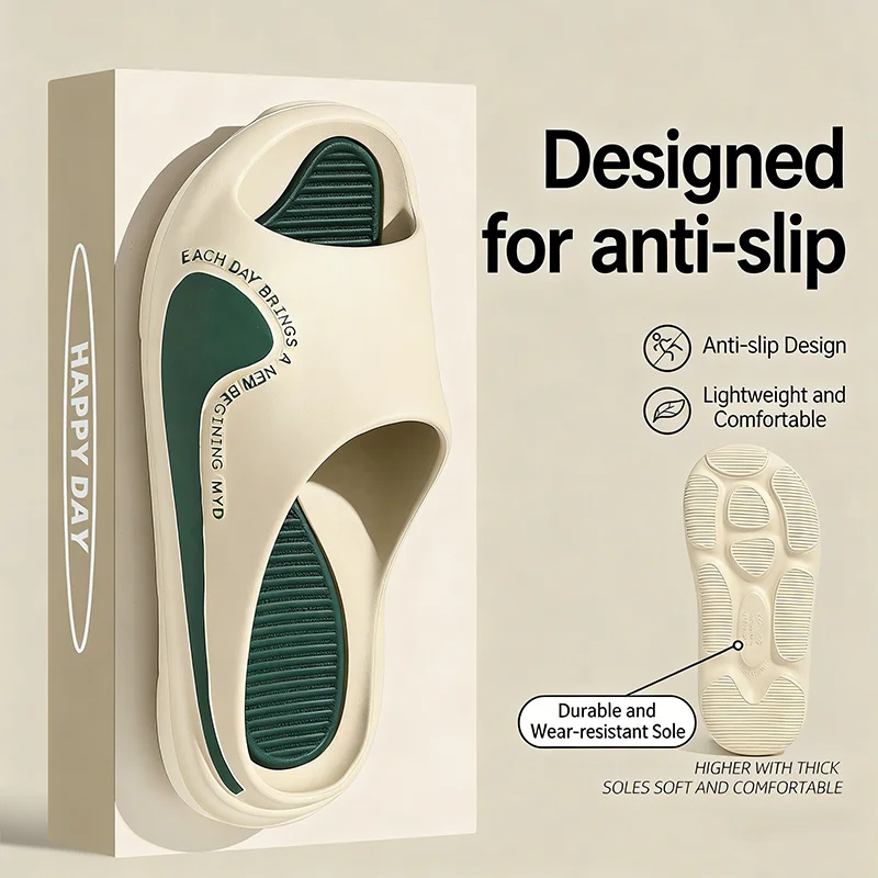Summer FashionContrast Color Streetwear Sandals Male EVA Soft Soles Wear Resistant Sports Slippers Men's Casual Anti-Slip Shoes
Summer FashionContrast Color Streetwear Sandals Male EVA Soft Soles Wear Resistant Sports Slippers Men's Casual Anti-Slip Shoes