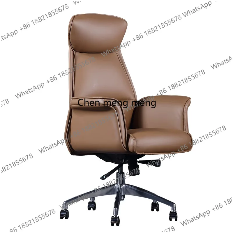 Leather computer chair Home reclining comfortable sedentary office desk swivel chair lifting class chair
Leather computer chair Home reclining comfortable sedentary office desk swivel chair lifting class chair