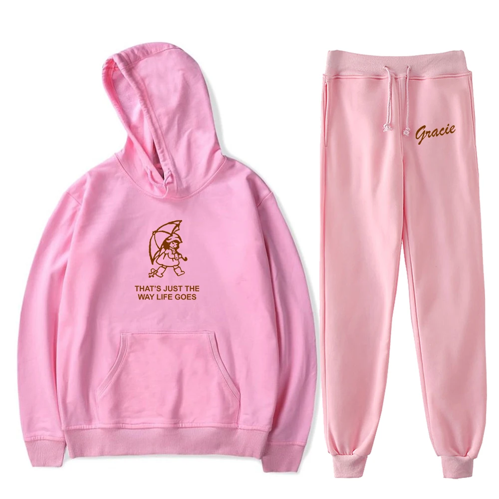 GF Gracie Abrams That's Just the Way Life Goes Hoodie Jogger Pants Two Piece Sets Sweatshirts+Sweatpants Men Women's Set
GF Gracie Abrams That's Just the Way Life Goes Hoodie Jogger Pants Two Piece Sets Sweatshirts+Sweatpants Men Women's Set