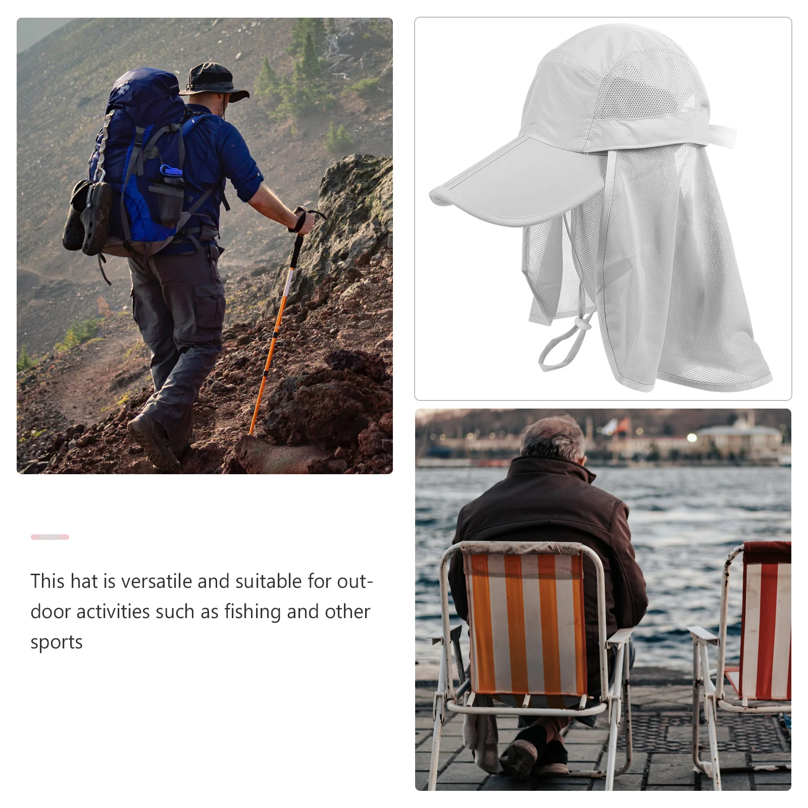 1pcs Windproof Uv Protection Fishing Shawl Hat Mosquito Proof Sun Visor Cap Reusable Breathable Beach Hat Foldable Wide Brim For
1pcs Windproof Uv Protection Fishing Shawl Hat Mosquito Proof Sun Visor Cap Reusable Breathable Beach Hat Foldable Wide Brim For