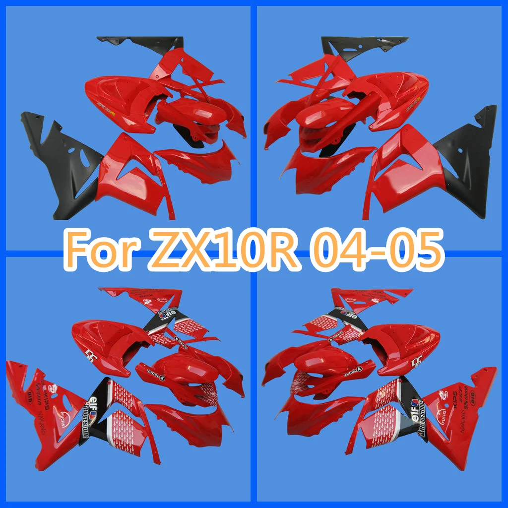 ABS Plastic kit for Kawasaki 04 05 ZX 10R 2004 2005 ZX-10R Motorcycle Fairings Set Street Sport Body Repair Aftermarket Parts
ABS Plastic kit for Kawasaki 04 05 ZX 10R 2004 2005 ZX-10R Motorcycle Fairings Set Street Sport Body Repair Aftermarket Parts