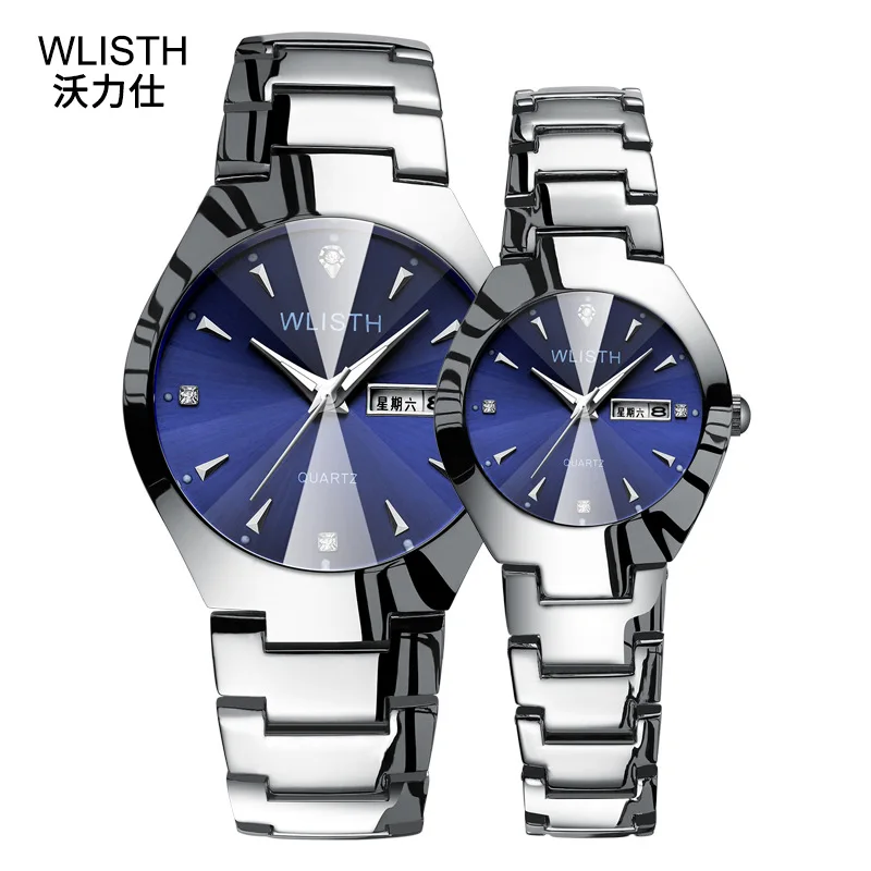 WLISTH Couple Quartz Watch Set - 40mm Men/34mm Women Stainless Steel 30M Waterproof Luminous
WLISTH Couple Quartz Watch Set - 40mm Men/34mm Women Stainless Steel 30M Waterproof Luminous