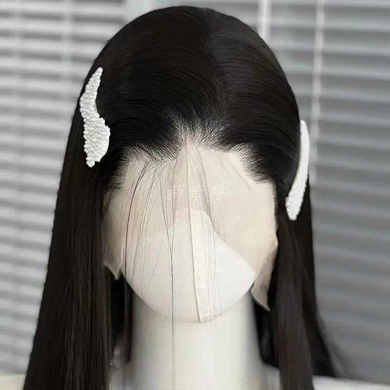 BeiBei Straight Black Synthetic Lace Front Wig Long Straight Jet Black Synthetic Wigs for Women Heat Resistant Hair Wig Cosplay
BeiBei Straight Black Synthetic Lace Front Wig Long Straight Jet Black Synthetic Wigs for Women Heat Resistant Hair Wig Cosplay
