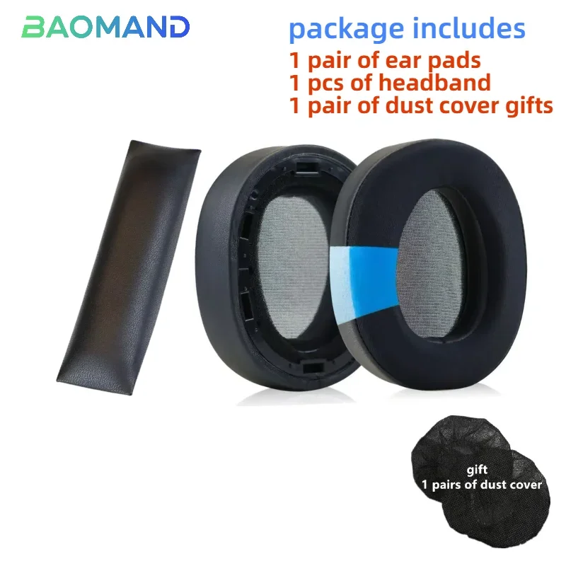1 set Replacement Ear Pads Earpads Headband for Sony MDR-100ABN WH-H900N Headphones Memory Foam Ear Cushion Cover
1 set Replacement Ear Pads Earpads Headband for Sony MDR-100ABN WH-H900N Headphones Memory Foam Ear Cushion Cover