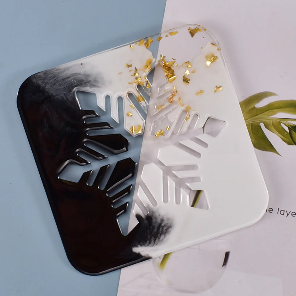 1Pcs Snowflake Coaster Mold Practical Silicone DIY Crystal Epoxy Resin Cup Mat Mold for DIY Cup Pad Making Tray
1Pcs Snowflake Coaster Mold Practical Silicone DIY Crystal Epoxy Resin Cup Mat Mold for DIY Cup Pad Making Tray