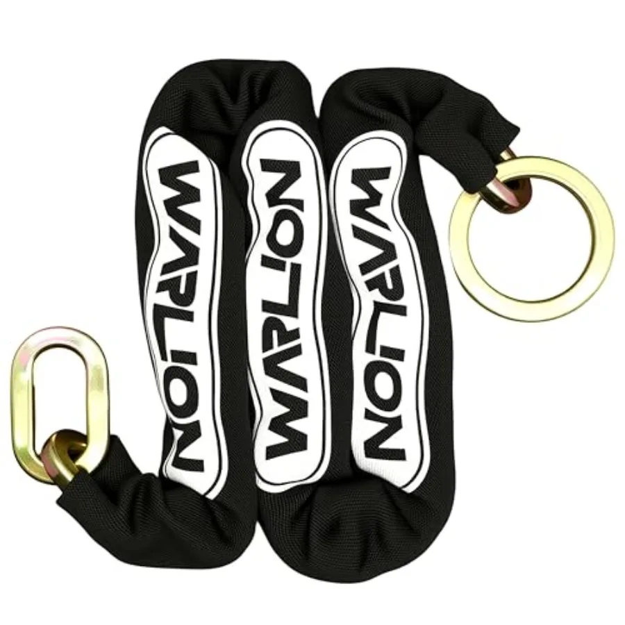 Heavy Duty Security Chain, 3ft x 3/8in Thick, 3.8lbs, Anti-Theft and Cut-Proof Motorcycle Chain with Cinch Ring - Secure Genera
Heavy Duty Security Chain, 3ft x 3/8in Thick, 3.8lbs, Anti-Theft and Cut-Proof Motorcycle Chain with Cinch Ring - Secure Genera