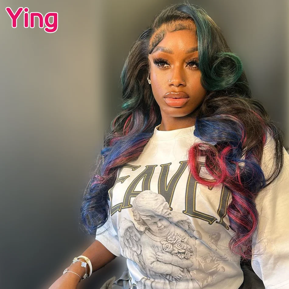Ying Highlight Pink Bleu 13x6 Transparent Lace Front Wig Body Wave 13x4 Lace Front Wig PrePlucked With Baby Hair 5x5 Lace Wig
Ying Highlight Pink Bleu 13x6 Transparent Lace Front Wig Body Wave 13x4 Lace Front Wig PrePlucked With Baby Hair 5x5 Lace Wig