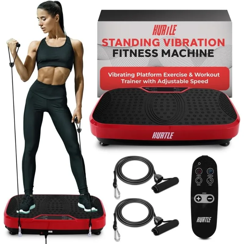 Hurtle Fitness Vibration Platform Machine - Home Gym Whole Body Shaker Exercise Machine Workout Trainer Fast Weight Loss
Hurtle Fitness Vibration Platform Machine - Home Gym Whole Body Shaker Exercise Machine Workout Trainer Fast Weight Loss