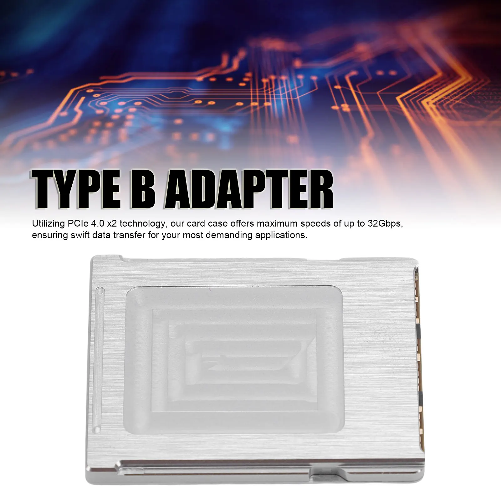 M.2 NVME 2230 to Type B Adapter Fit for R3 R5 R5C R1 R52 Aluminum Alloy 32Gbps B NVME 2230 Memory Card Case
M.2 NVME 2230 to Type B Adapter Fit for R3 R5 R5C R1 R52 Aluminum Alloy 32Gbps B NVME 2230 Memory Card Case