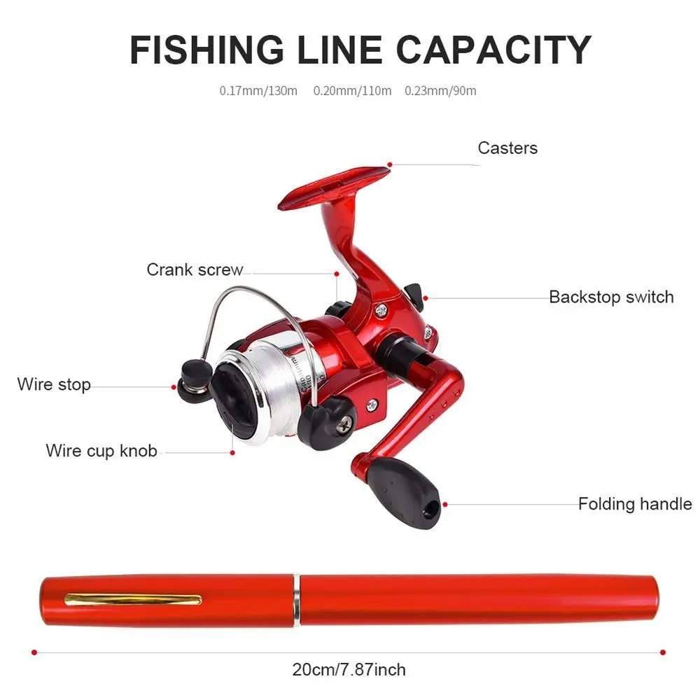 Straight Handle Portable Pen Style Fishing Rod Hard Spinning Mini Fishing Pole Ultra Short 1m Fishing Hand Pole Fishing Tackle
Straight Handle Portable Pen Style Fishing Rod Hard Spinning Mini Fishing Pole Ultra Short 1m Fishing Hand Pole Fishing Tackle
