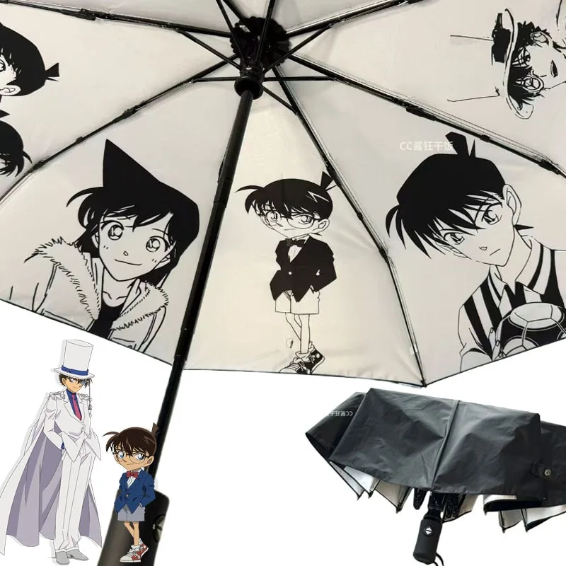 Detective Conan Automatic Umbrellas for Man Women Anime Design Kuroba Kaito Multi-functional UV Protective Umbrella Gifts
Detective Conan Automatic Umbrellas for Man Women Anime Design Kuroba Kaito Multi-functional UV Protective Umbrella Gifts