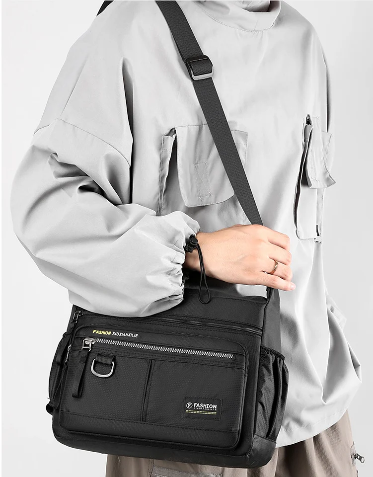 Мужские сумки через плечо Мужская нейлоновая сумка через плечо Сумка-мессенджер для мальчиков Мужские сумки для путешествий Повседневная большая сумка Мужская сумка Bolsa hombre 
Мужские сумки через плечо Мужская нейлоновая сумка через плечо Сумка-мессенджер для мальчиков Мужские сумки для путешествий Повседневная большая сумка Мужская сумка Bolsa hombre