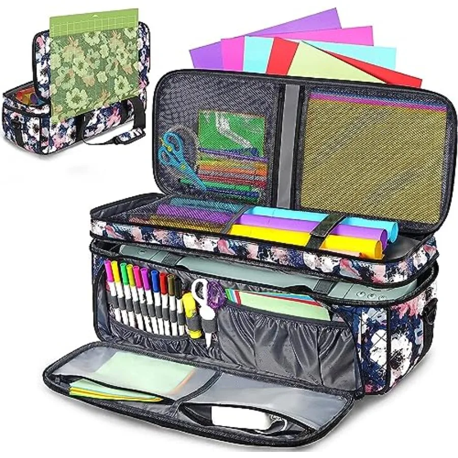 Carrying Case for Cricut Maker 4 Maker 3 Explore 4 Explore 3 Air 2 Die Cut Machine Dust Cover Large Travel Bag with Cutting Mat
Carrying Case for Cricut Maker 4 Maker 3 Explore 4 Explore 3 Air 2 Die Cut Machine Dust Cover Large Travel Bag with Cutting Mat
