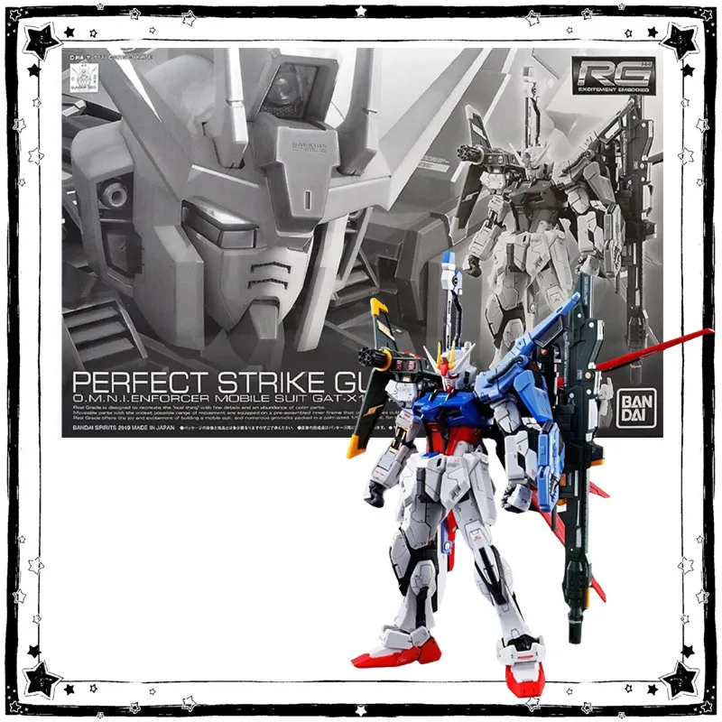 In Stock Bandai Gundam PB Model Kit Anime Figure RG 1/144 Perfect Strike Anime Action Figure Collection Assembly Model Toys Gift
In Stock Bandai Gundam PB Model Kit Anime Figure RG 1/144 Perfect Strike Anime Action Figure Collection Assembly Model Toys Gift