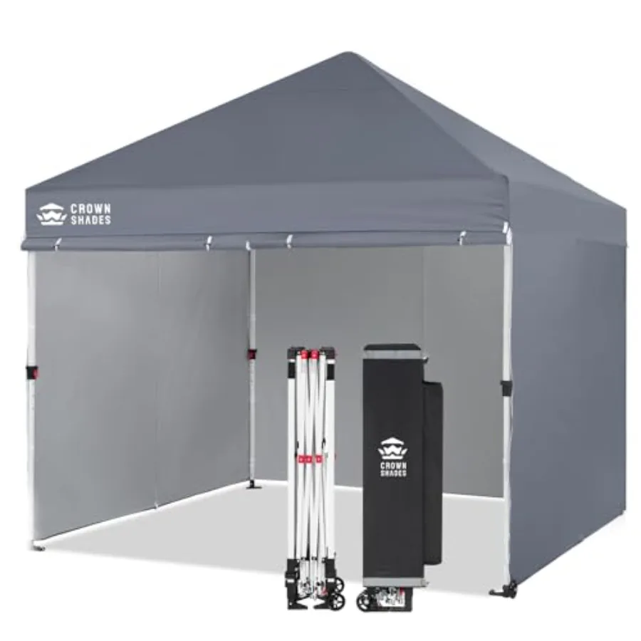 Commercial pop-up canopy tent for outdoor events, 400D fabric, black, instant 1-person setup with patented centerlock, 4 sidewa
Commercial pop-up canopy tent for outdoor events, 400D fabric, black, instant 1-person setup with patented centerlock, 4 sidewa