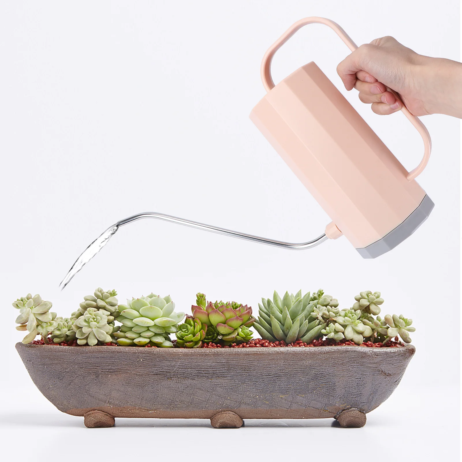 Кувшин для полива с удлиненным носиком, 1200 мл, геометрическая основа, устойчивое крепление, для садовых растений, цветов и кустарников
Кувшин для полива с удлиненным носиком, 1200 мл, геометрическая основа, устойчивое крепление, для садовых растений, цветов и кустарников