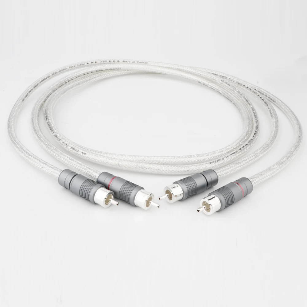 Hi end rca cable pure silver rca interconnect audio cable solid pss pure silver core silver plated rca connector signal wire
Hi end rca cable pure silver rca interconnect audio cable solid pss pure silver core silver plated rca connector signal wire