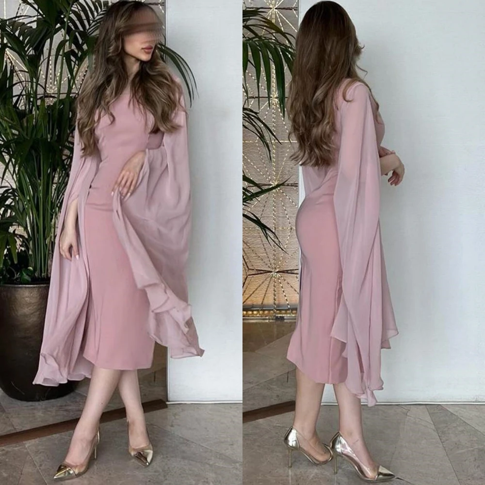 Customized Simple Chiffon Evening Dress Exquisite Square Collar Prom Dresses Temperament Long Sleeves Special Occasion Gowns
Customized Simple Chiffon Evening Dress Exquisite Square Collar Prom Dresses Temperament Long Sleeves Special Occasion Gowns