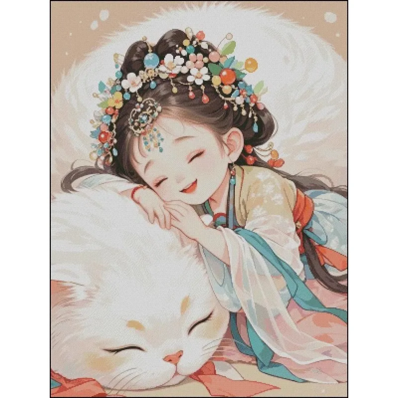 Cute Girl 14CT 16CT Printed On Canvas Cross Stitch DIY Set Chinese Pattern Kit Home Needlework Embroidery 98 Colors
Cute Girl 14CT 16CT Printed On Canvas Cross Stitch DIY Set Chinese Pattern Kit Home Needlework Embroidery 98 Colors