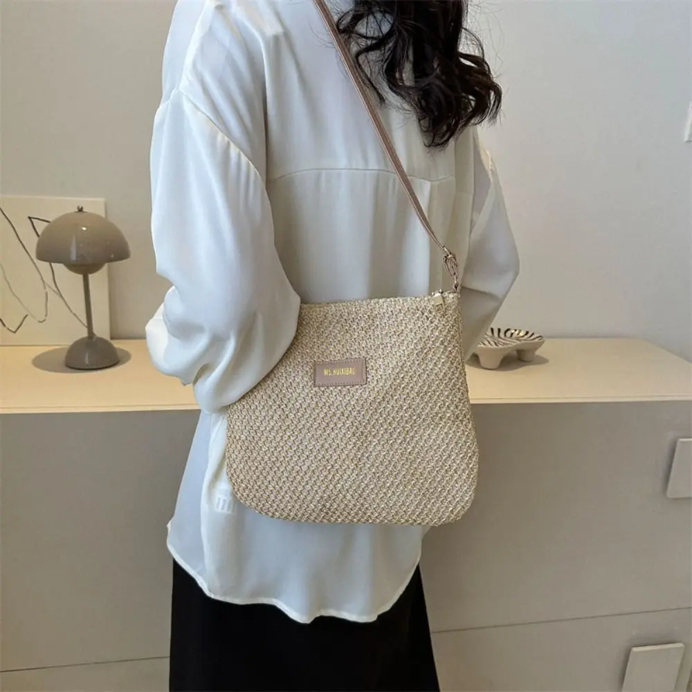 Ladies Fashion Summer Straw Crossbody Bag Women Beach Holiday Shopping Woven Shoulder Handbag Messenger Purses for Women Bags 
Ladies Fashion Summer Straw Crossbody Bag Women Beach Holiday Shopping Woven Shoulder Handbag Messenger Purses for Women Bags
