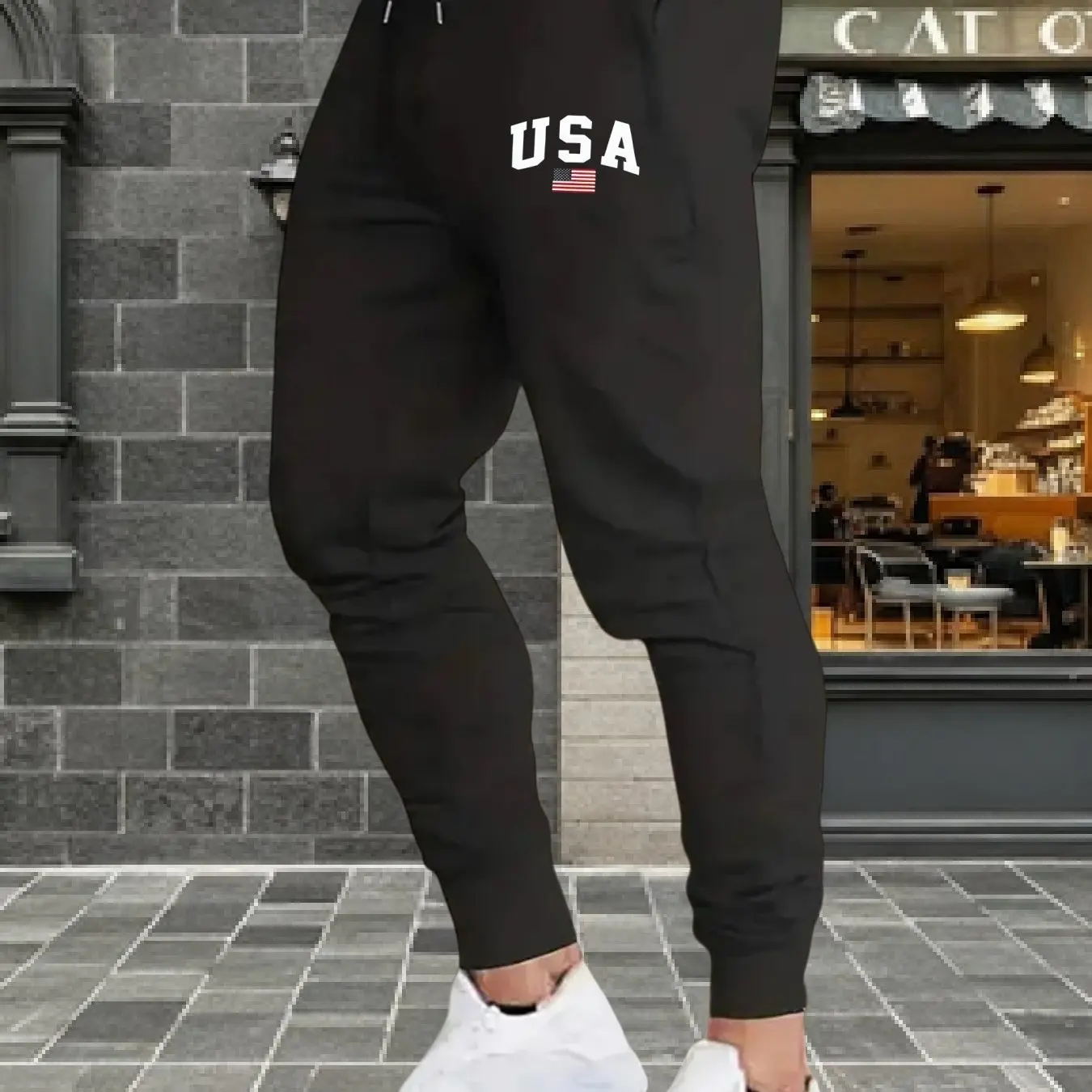 Men's sport casual printed sweatpants, slightly stretchy
Men's sport casual printed sweatpants, slightly stretchy