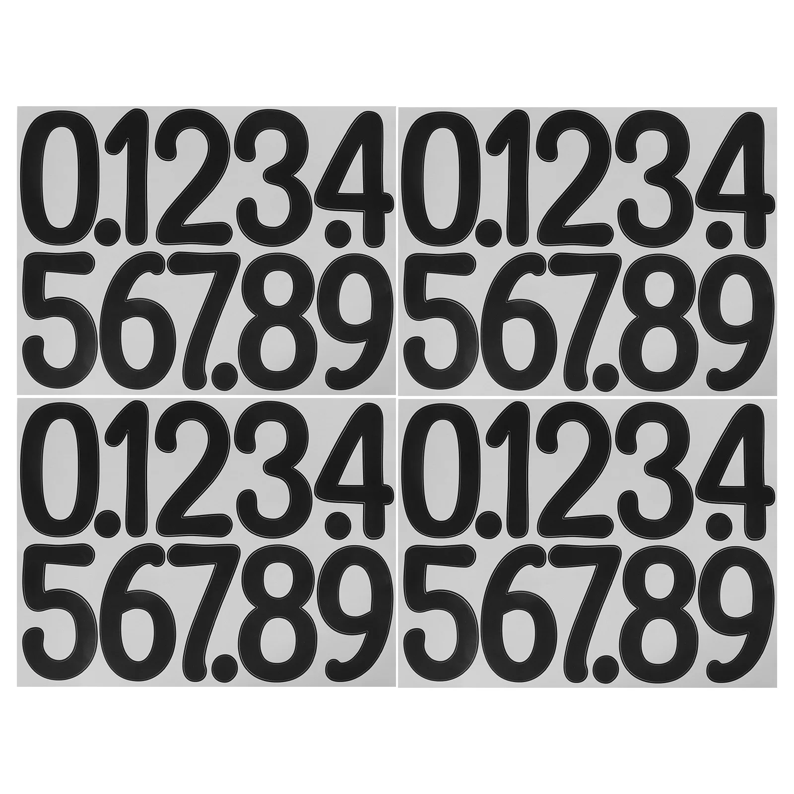 4pcs Large Number Stickers Adhesive Decals Mailbox Trash Can Numbers Outdoor Durable Self-Adhesive Stickers For Windows
4pcs Large Number Stickers Adhesive Decals Mailbox Trash Can Numbers Outdoor Durable Self-Adhesive Stickers For Windows