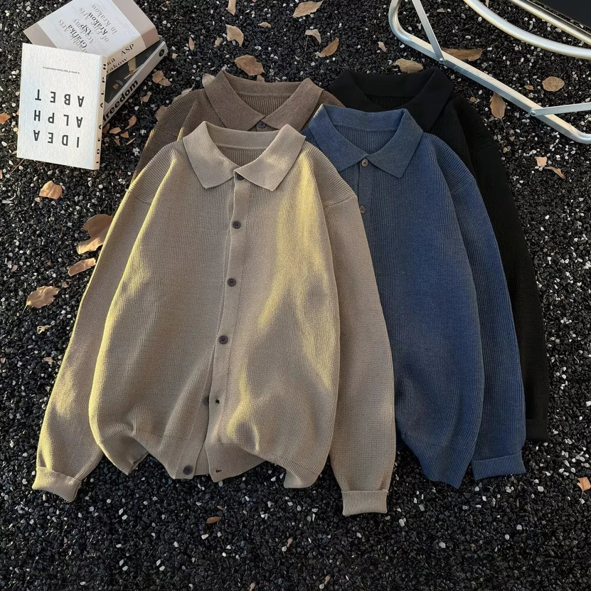 Winter 2025 Men's Collar Long Sve Knitted Open Cardigan Casual Wool Base irt Soft Polyester Fiber Zipper Closure
Winter 2025 Men's Collar Long Sve Knitted Open Cardigan Casual Wool Base irt Soft Polyester Fiber Zipper Closure