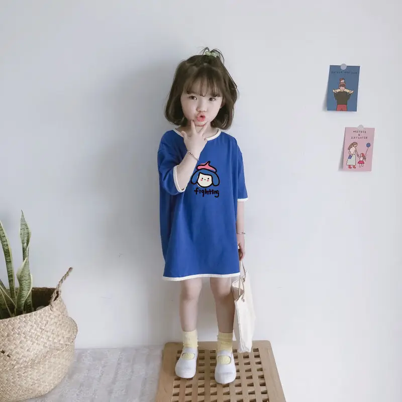 Girls Dress Summer Children New Solid Color Casual Edition Girl's Short Dress Cute Princess Girl Clothes Short Party Dresses
Girls Dress Summer Children New Solid Color Casual Edition Girl's Short Dress Cute Princess Girl Clothes Short Party Dresses
