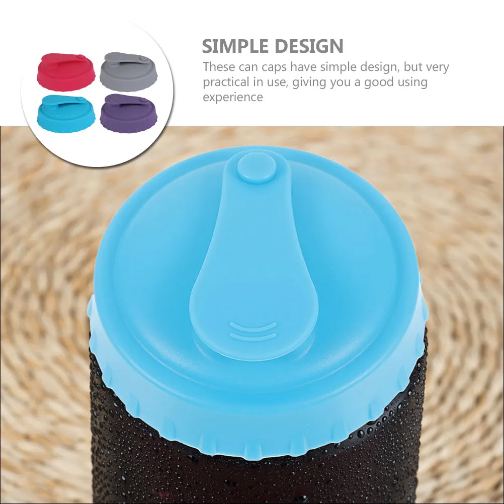 4 Pcs Silicone Sealing Covers Can Soda Protectors Lids Bottle Slim Safe Sealers Leakproof Dustproof Kitchen Bar
4 Pcs Silicone Sealing Covers Can Soda Protectors Lids Bottle Slim Safe Sealers Leakproof Dustproof Kitchen Bar