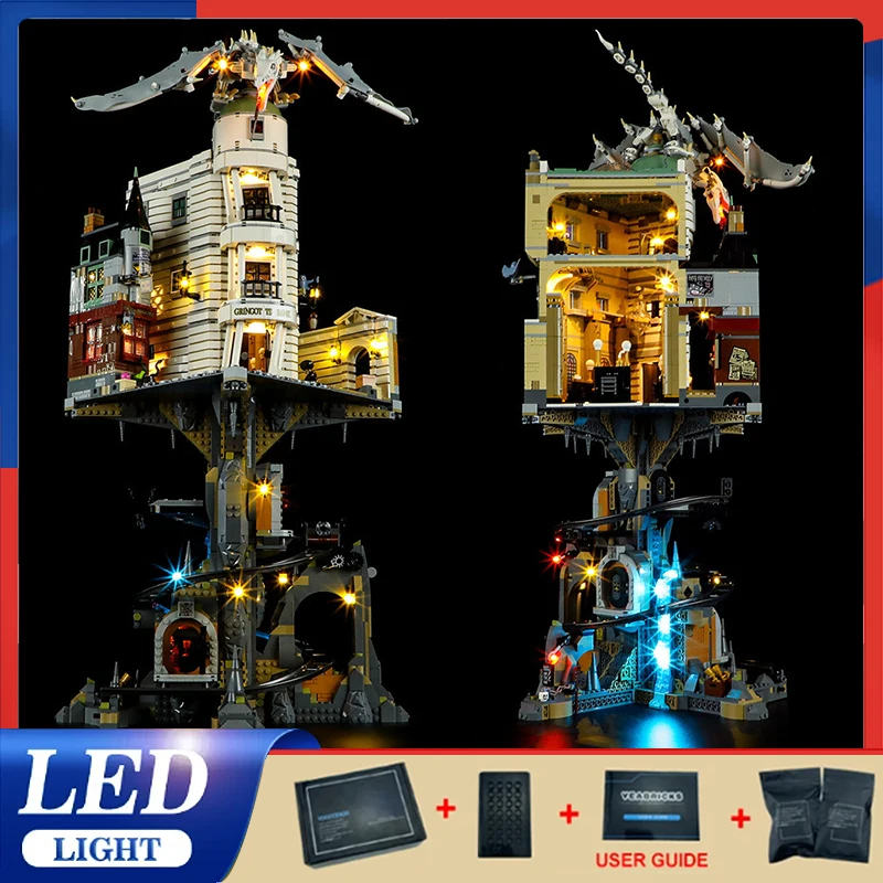 DIY LED Light Kit For LEGO 76417 Gringotts Wizarding Bank (Only LED Light,Without Blocks Model)
DIY LED Light Kit For LEGO 76417 Gringotts Wizarding Bank (Only LED Light,Without Blocks Model)