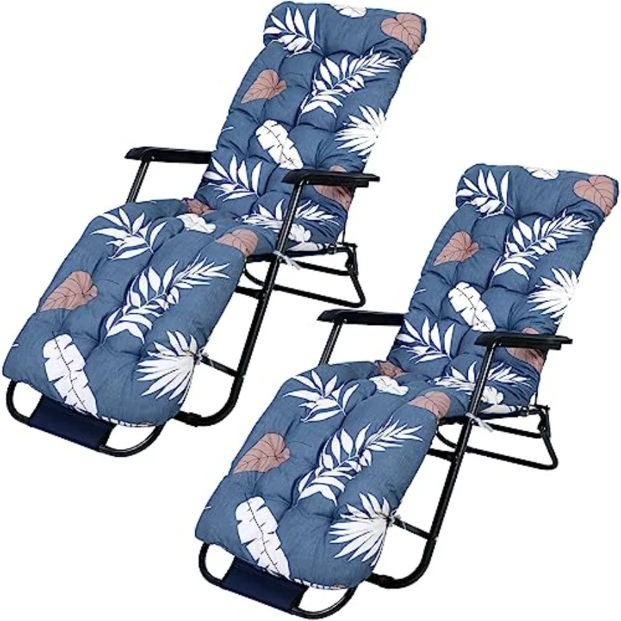 2 Pcs Outdoor Lounge Chair Cushions 67 x 21 Inch Patio Lawn Lounger Cushion Floral Printed Thickened Lounge Chaise Pads Replace
2 Pcs Outdoor Lounge Chair Cushions 67 x 21 Inch Patio Lawn Lounger Cushion Floral Printed Thickened Lounge Chaise Pads Replace