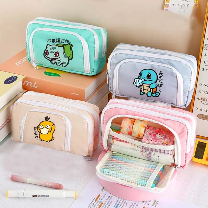 Pokemons Pencil Case Student Large Capacity Pencil Cas Bag Pikachu Cartoon Pen Pouch Back To School Stationery Storage Bags Gift
Pokemons Pencil Case Student Large Capacity Pencil Cas Bag Pikachu Cartoon Pen Pouch Back To School Stationery Storage Bags Gift