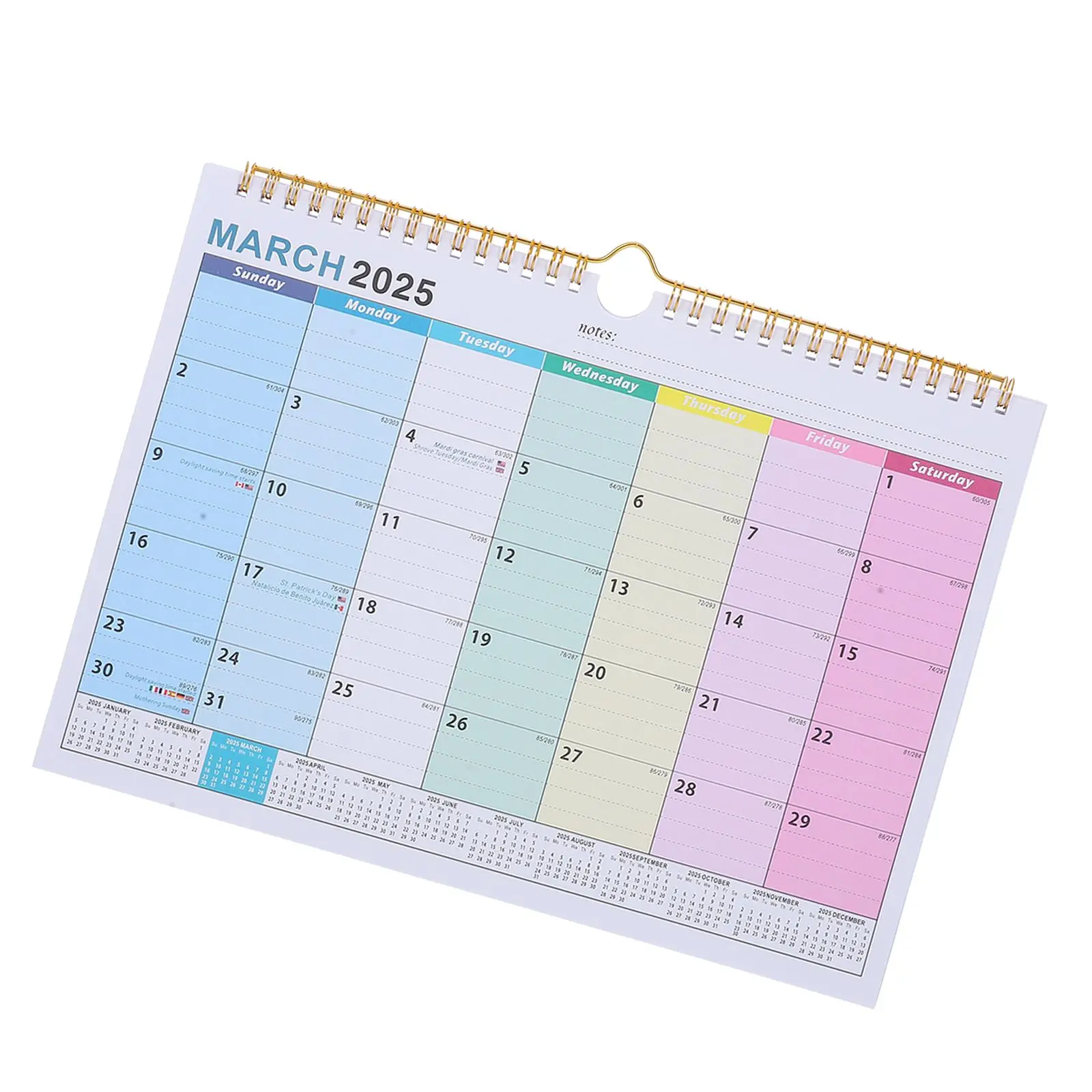 Wall Calendar 2025 Monthly Planner Hang Paper International Holidays Office Supplies Desk Spiral Twin Wire Family Daily
Wall Calendar 2025 Monthly Planner Hang Paper International Holidays Office Supplies Desk Spiral Twin Wire Family Daily