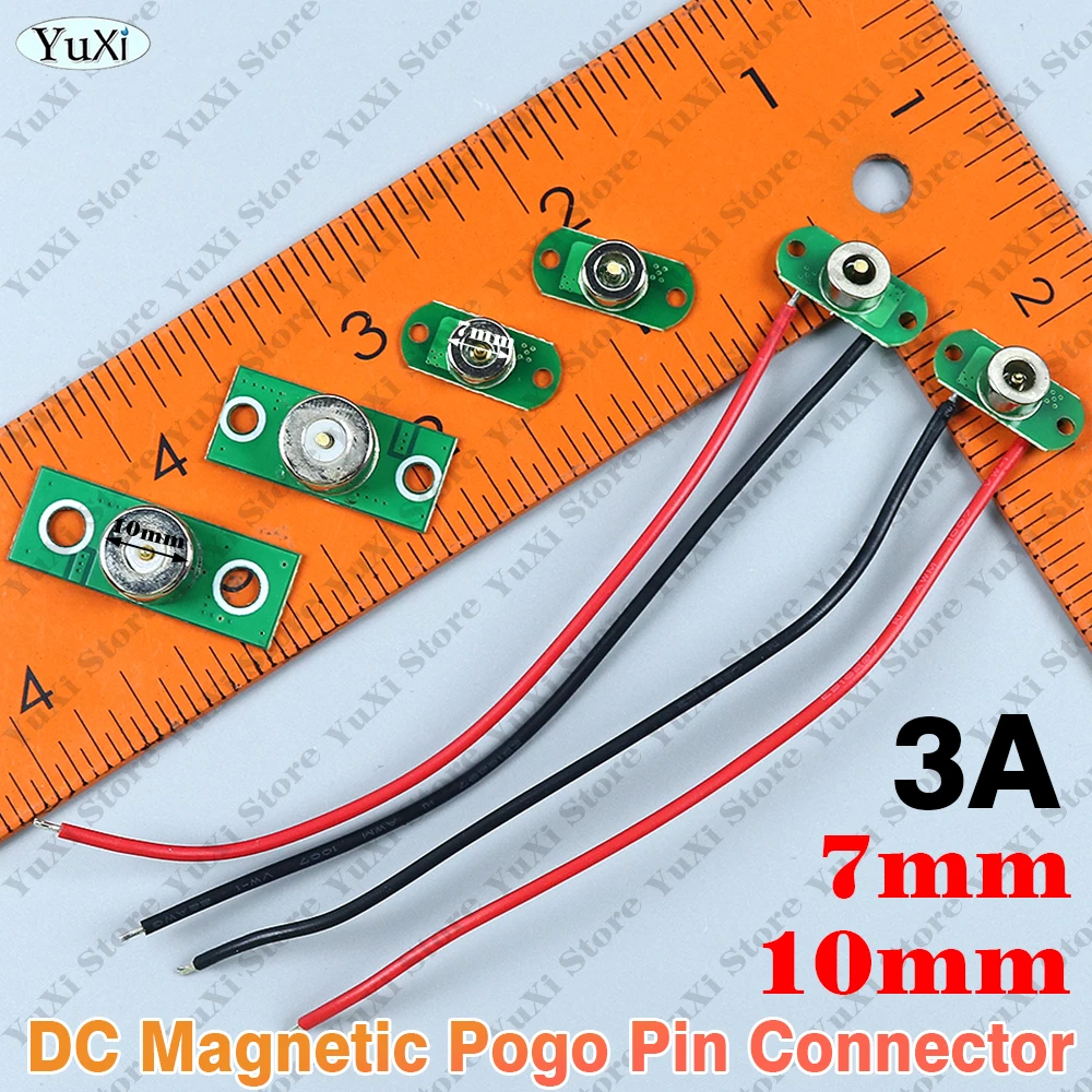 1-12pcs 3A DC Magnetic Pogo Pin Connector Pogopin Male Female Spacing Spring Loaded DC Power Socket Installation Holes 2Pin Wire
1-12pcs 3A DC Magnetic Pogo Pin Connector Pogopin Male Female Spacing Spring Loaded DC Power Socket Installation Holes 2Pin Wire