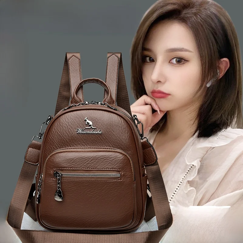 Fashionable Soft Leather Shoulder Bag Women's Crossbody Bag Casual Simple Style Commuting Bag without Back Cushioning
Fashionable Soft Leather Shoulder Bag Women's Crossbody Bag Casual Simple Style Commuting Bag without Back Cushioning