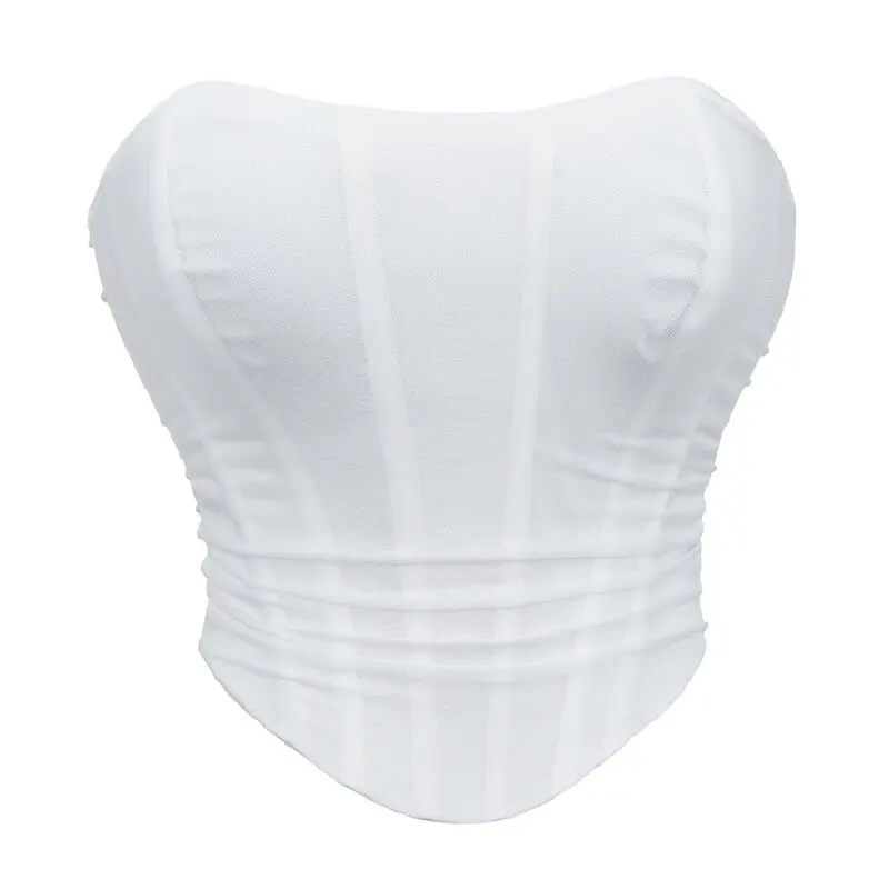 Breathable Mesh Pleated Corsets Bustiers Off Shoulder Crop Tops Women Sexy Chic Camis Clubwear
Breathable Mesh Pleated Corsets Bustiers Off Shoulder Crop Tops Women Sexy Chic Camis Clubwear