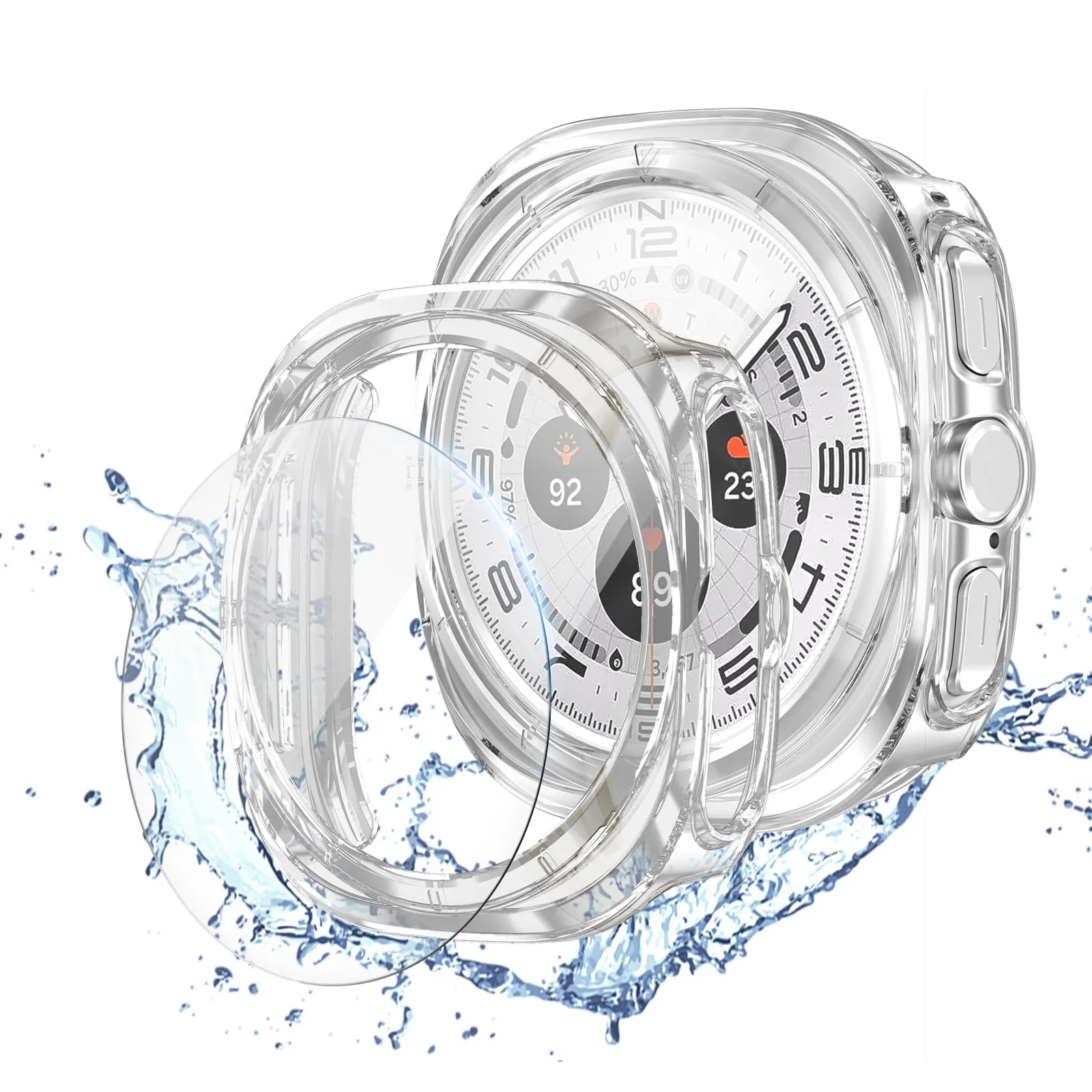 Чехол из закаленного стекла и поликарбоната для Samsung Galaxy Watch 7 Ultra, 47 мм, Защитная пленка для экрана, бампер для galaxy Watch ultra 47 мм, чехол
Чехол из закаленного стекла и поликарбоната для Samsung Galaxy Watch 7 Ultra, 47 мм, Защитная пленка для экрана, бампер для galaxy Watch ultra 47 мм, чехол