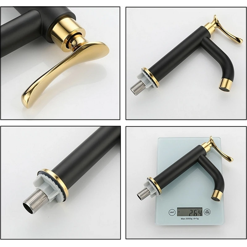 Tall Basin Faucet Single Cold Water Bathroom Vessel Sink Faucets Black and Gold 304 Stainless Steel Single Handle Washbasin Tap
Tall Basin Faucet Single Cold Water Bathroom Vessel Sink Faucets Black and Gold 304 Stainless Steel Single Handle Washbasin Tap