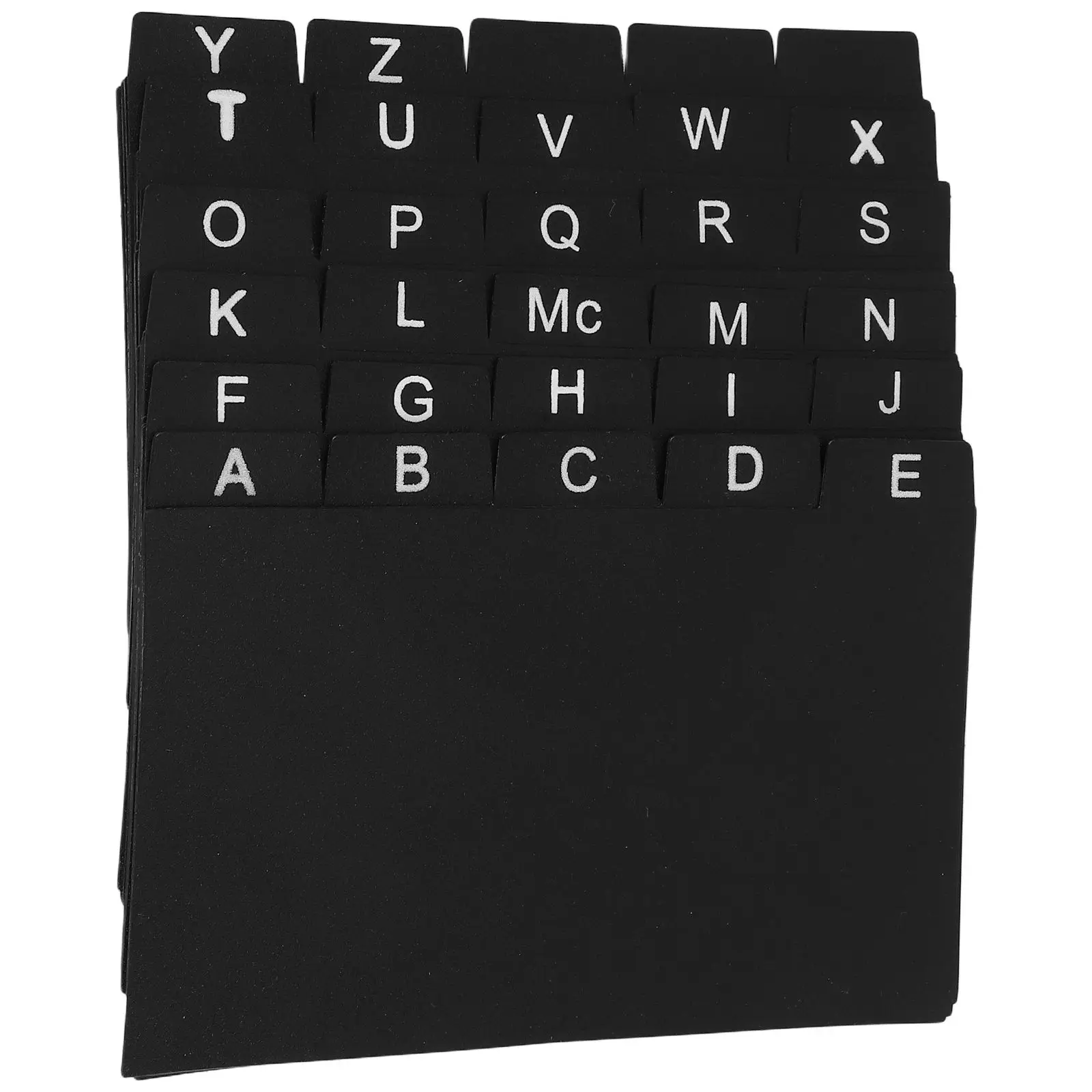 30 Pcs Card Dividers Black Tab Plastic Record Classification Cards Recipe Black Tab Dividers Organizers Storage Solution
30 Pcs Card Dividers Black Tab Plastic Record Classification Cards Recipe Black Tab Dividers Organizers Storage Solution