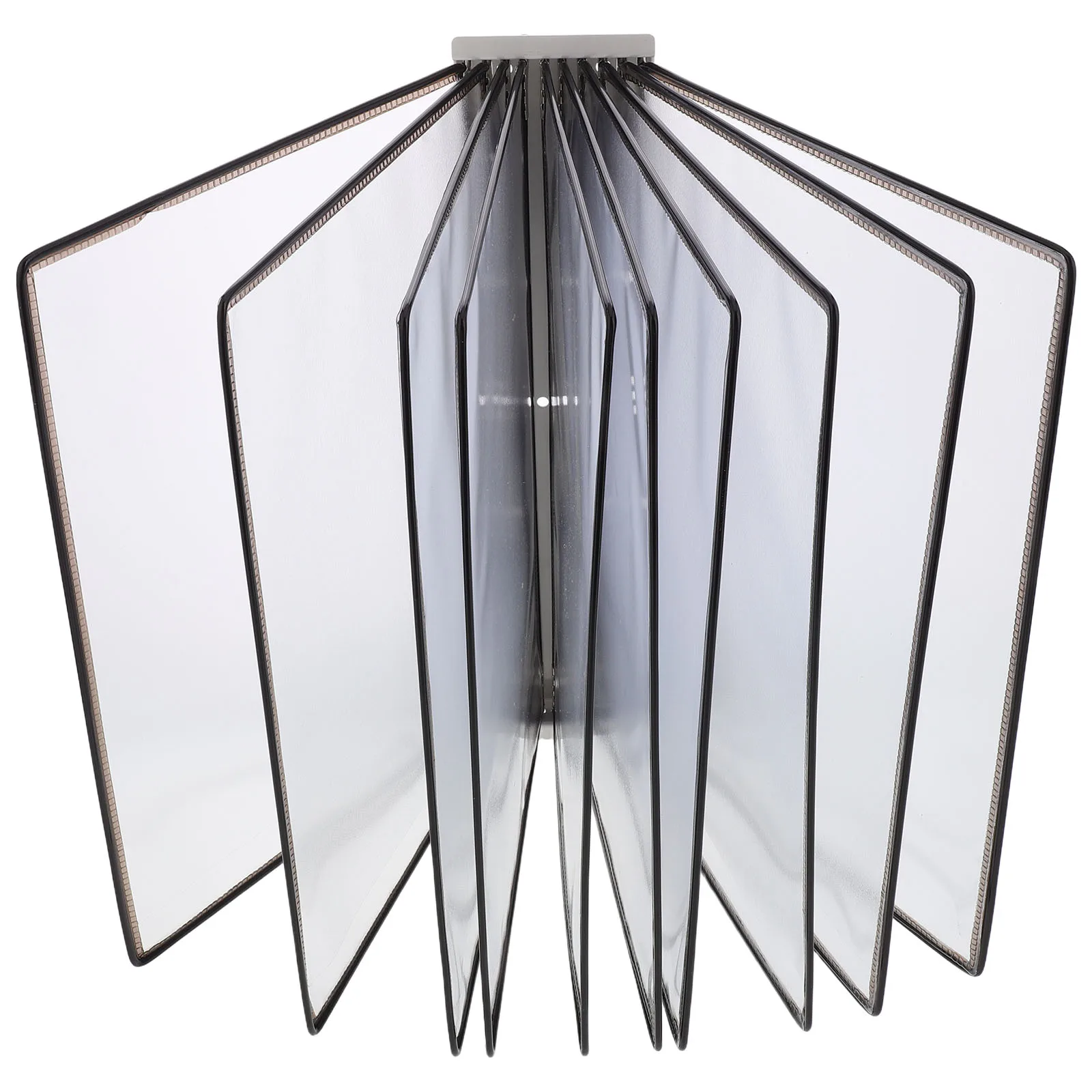 10page Flip Wall Hanging File Organizer Wallmounted Document Storage Organizer Black Plastic Sheet Display Holder
10page Flip Wall Hanging File Organizer Wallmounted Document Storage Organizer Black Plastic Sheet Display Holder