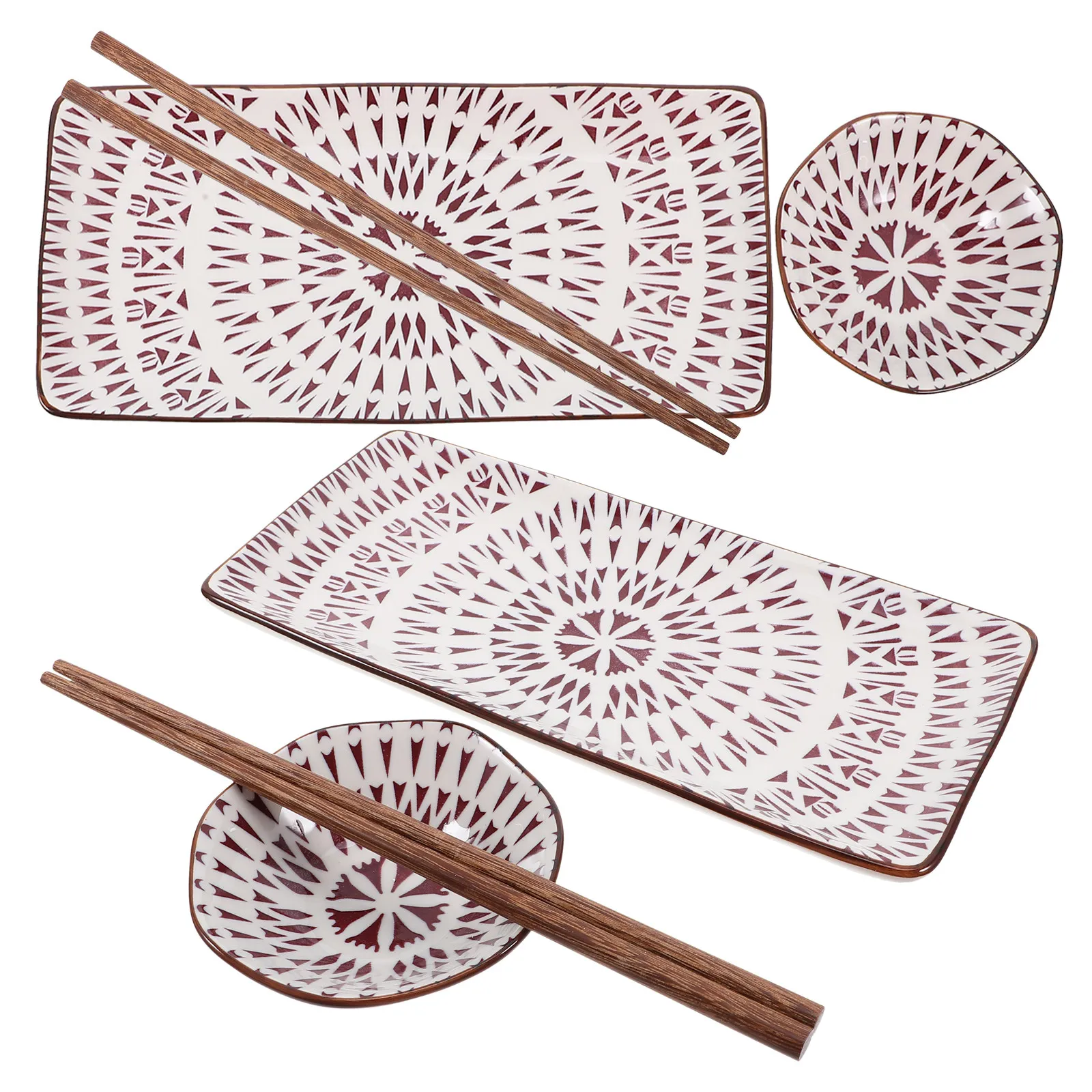 2Sets Sushi Serving Plate Ceramic Sushi Dish Exquisite Japanese Design Smooth Lines Appetizer Platter Decorative Food
2Sets Sushi Serving Plate Ceramic Sushi Dish Exquisite Japanese Design Smooth Lines Appetizer Platter Decorative Food