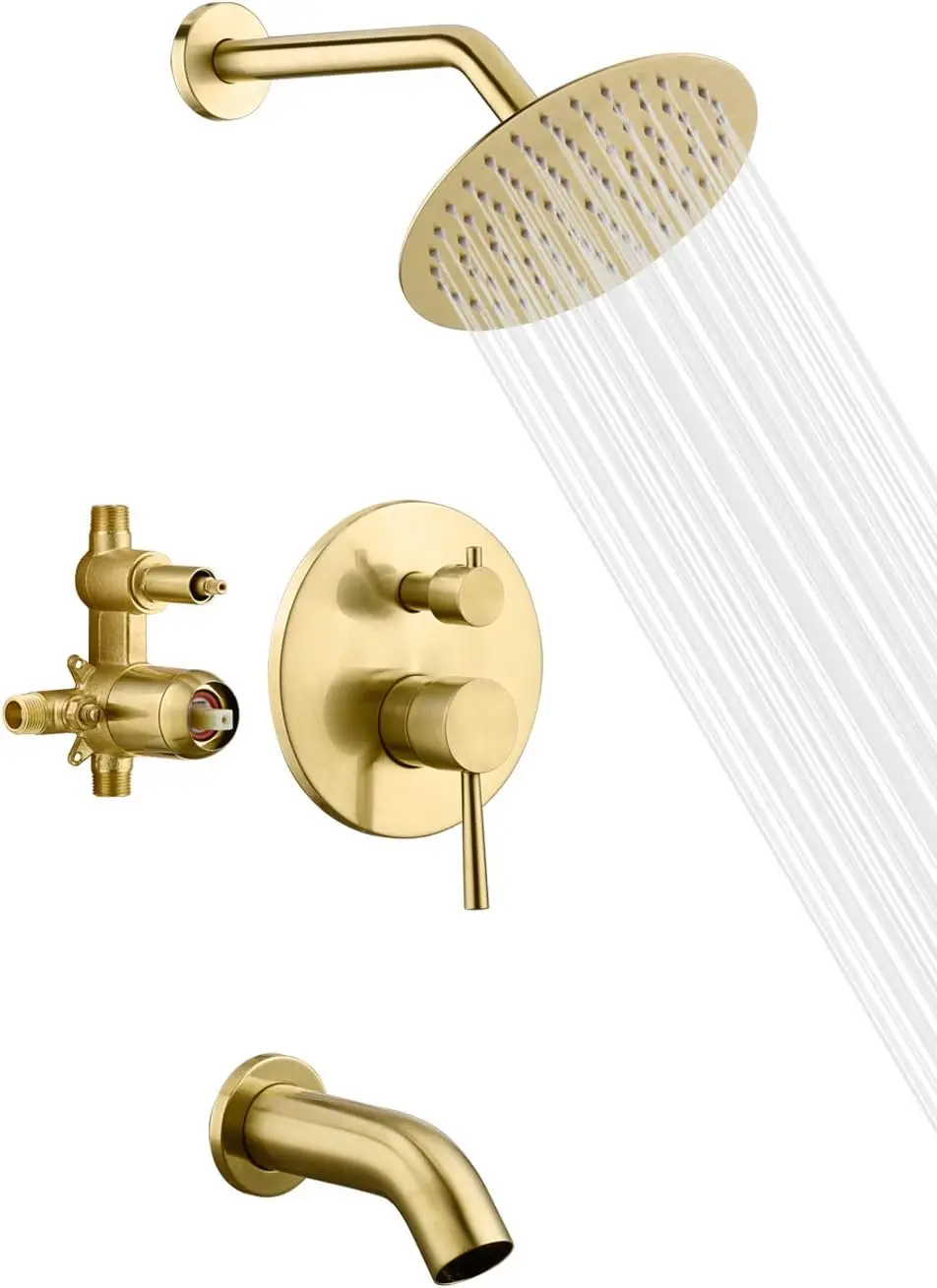 Ceiling Mount Shower System for Bathroom, Matte Black, High Pressure with Handheld Spray
Ceiling Mount Shower System for Bathroom, Matte Black, High Pressure with Handheld Spray