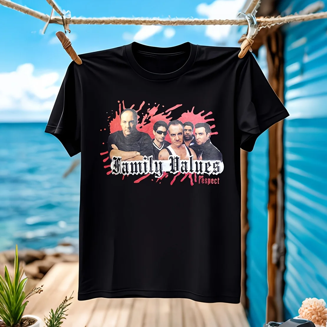 Vintage Tony Soprano The Sopranos Men's T-shirt 100% Cotton Casual Breathable Confortable casual daily wear wide size range clas
Vintage Tony Soprano The Sopranos Men's T-shirt 100% Cotton Casual Breathable Confortable casual daily wear wide size range clas