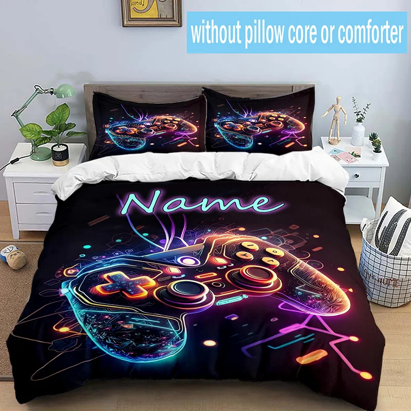 customized name Gamepad Bedding Set 3D Print Polyester Duvet Cover Single Twin Queen King Size for Home Decoration Birthday Gift
customized name Gamepad Bedding Set 3D Print Polyester Duvet Cover Single Twin Queen King Size for Home Decoration Birthday Gift