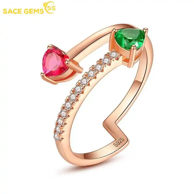 SACE GEMS Fashion Resizable Rings for Women Zircon 100% 925 Sterling Silver Wedding Engagement Fine Jewelry Gift
SACE GEMS Fashion Resizable Rings for Women Zircon 100% 925 Sterling Silver Wedding Engagement Fine Jewelry Gift