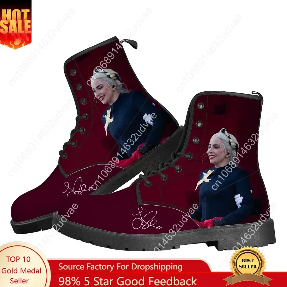 Lady Gaga Boots Mens Womens Teenager Shoes Casual Boot Outdoor Light High Quality Couple Print on Demand Customize Shoe
Lady Gaga Boots Mens Womens Teenager Shoes Casual Boot Outdoor Light High Quality Couple Print on Demand Customize Shoe